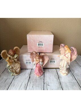 3 X Seraphim Classics Angel Figurine Felicia Priscilla Cymbeline w/Boxes